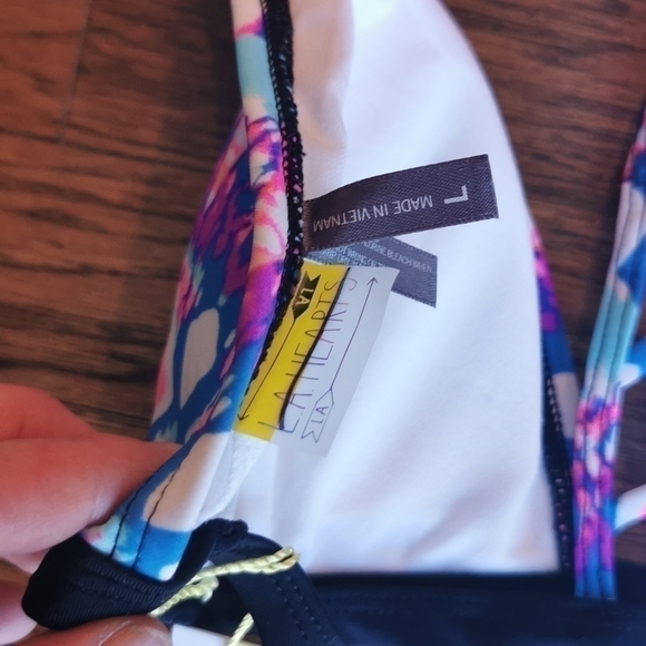 La hearts bikini top racerback cage new large - Picture 5 of 5